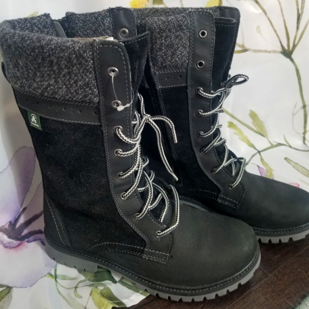 Kamik Women's Takoda2 Winter Waterproof Snow Boot Black 7 M